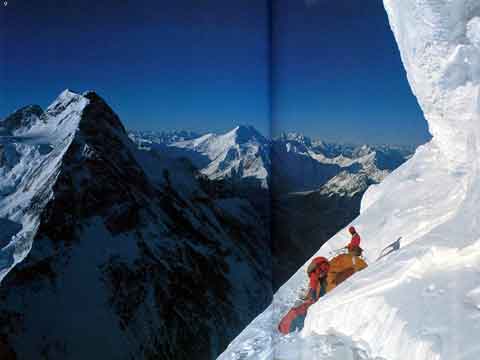 
Broad Peak And Chogolisa From 7700m K2 Camp Below The Shoulder 1986 - Endless Knot: K2 Mountain Of Dreams And Destiny book
